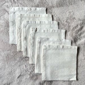 Antique White Jacquard Line Napkins